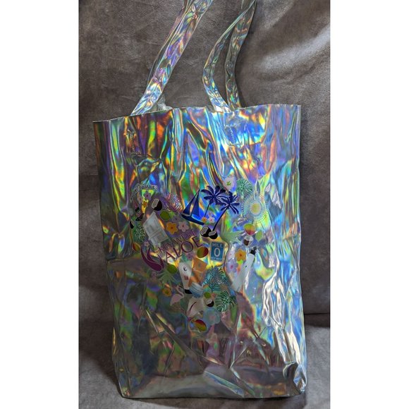 Key West Aloe Rainbow Holographic Tote - Picture 1 of 7